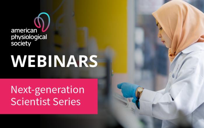 APS Next-generation Scientist Webinar Series