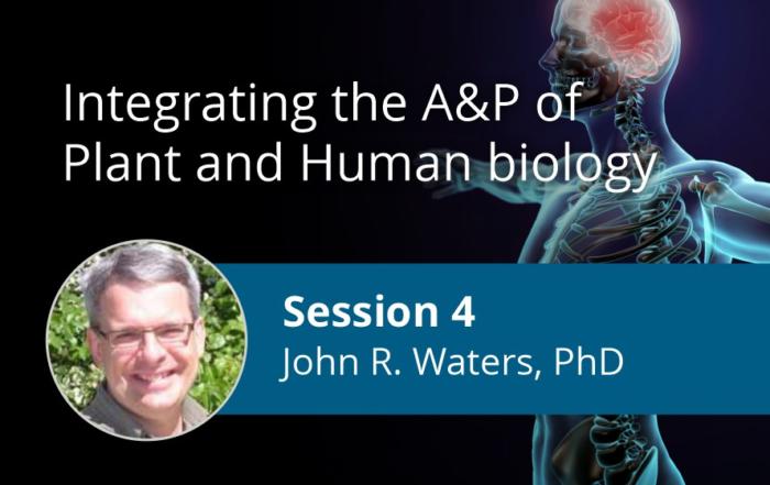 My Cousin, the Tree: Integrating the Anatomy & Physiology of Plant and Human Biology
