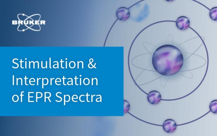 Essential Bruker EPR Trainings 2021