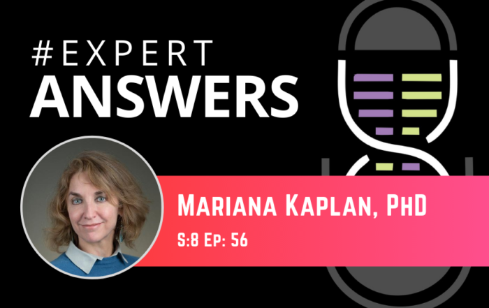 #ExpertAnswers: Mariana Kaplan on Inflammation and Immunophysiology