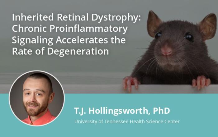 Inherited Retinal Dystrophy: Chronic Proinflammatory Signaling Accelerates the Rate of Degeneration