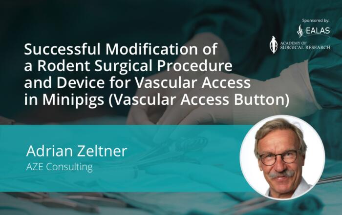 Successful Modification of a Rodent Surgical Procedure and Device for Vascular Access in Minipigs (Vascular Access Button)
