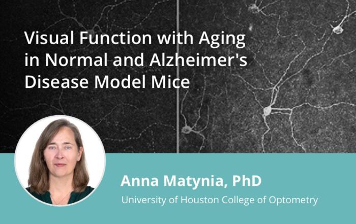 Visual Function with Aging in Normal and Alzheimer’s Disease Model Mice
